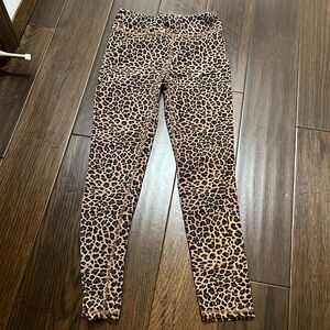 Nike leopard youth leggings size large